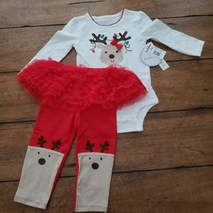 NWT Koala Baby Christmas Reindeer Set